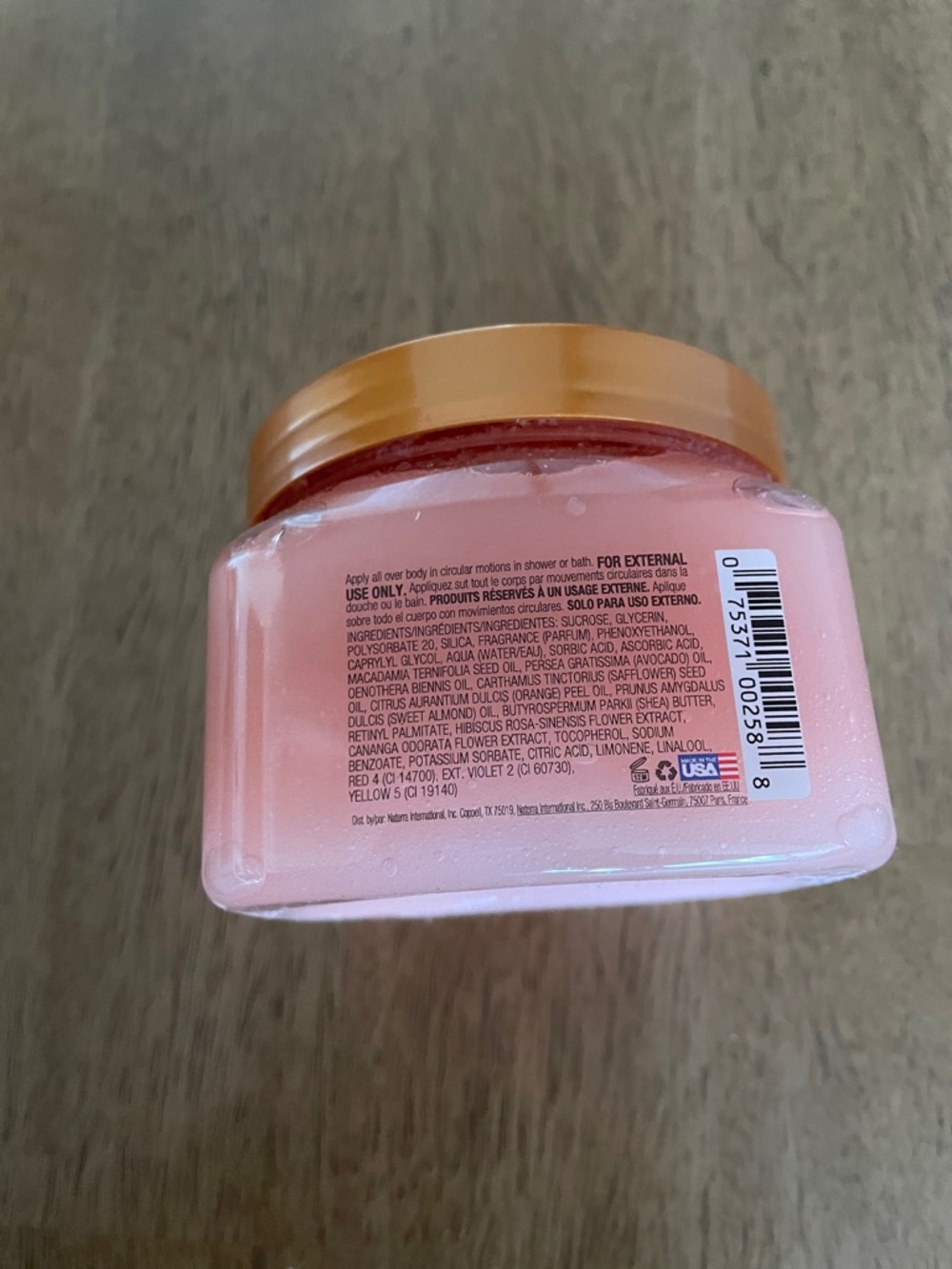 Hydrating Pink Body Butter Jar with Nourishing Blend
